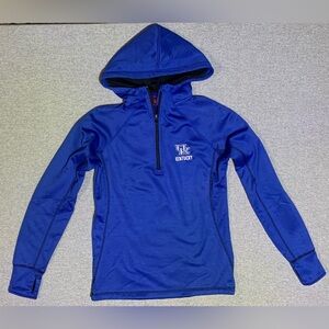 UK Kentucky Hooded Pullover Fleece Lined with Thumb Holes Medium